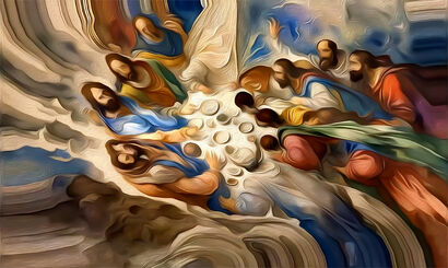 The Last Supper - a Paint Artowrk by Marek-Lars Kruusen